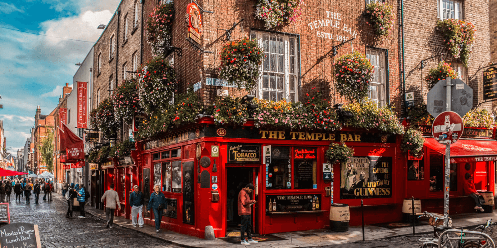 The Temple Bar Pub, at Temple Bar district - Dublin, Ireland