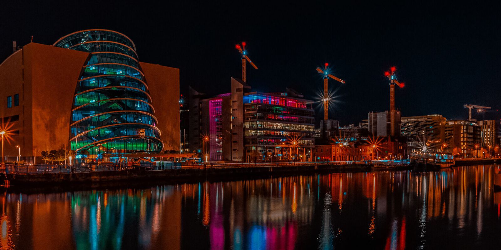 Docklands in Dublin, Ireland