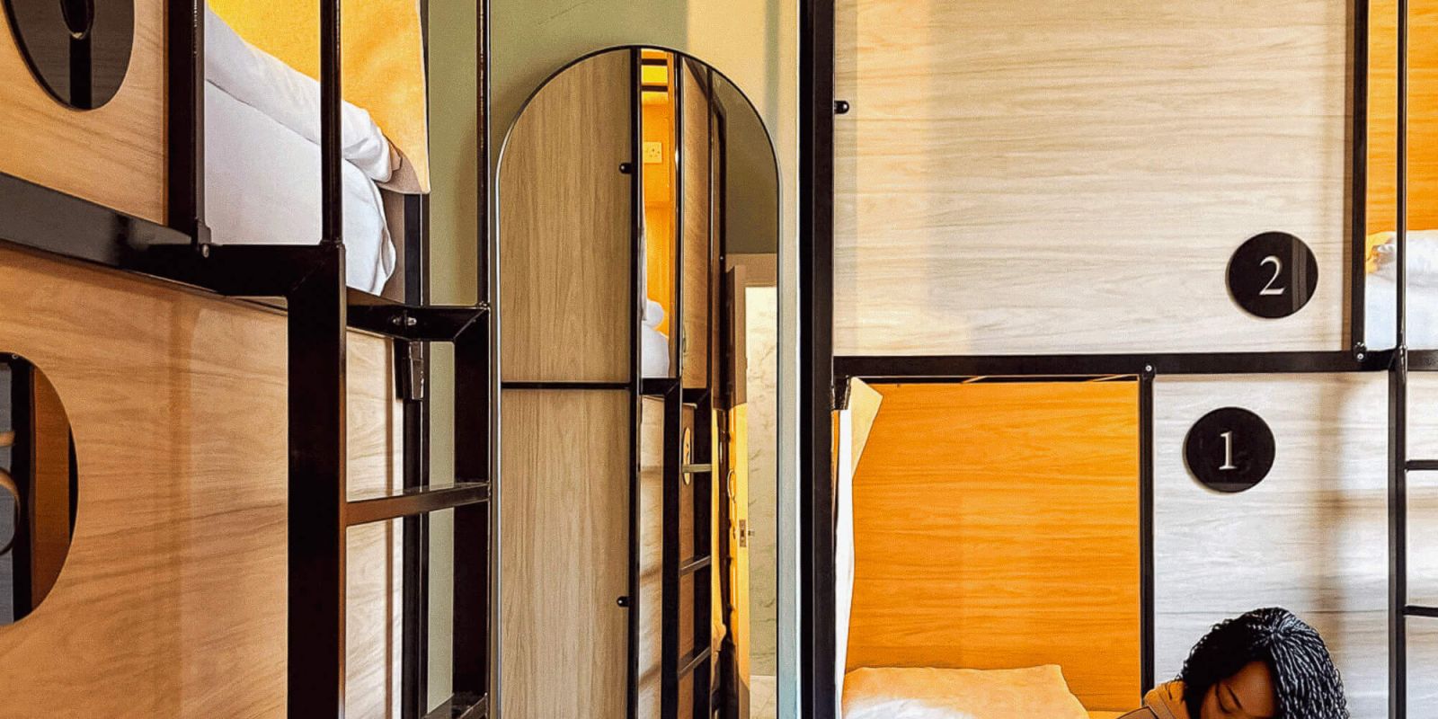 Female Shared Dormitory at Gardiner House Hostel in Dublin