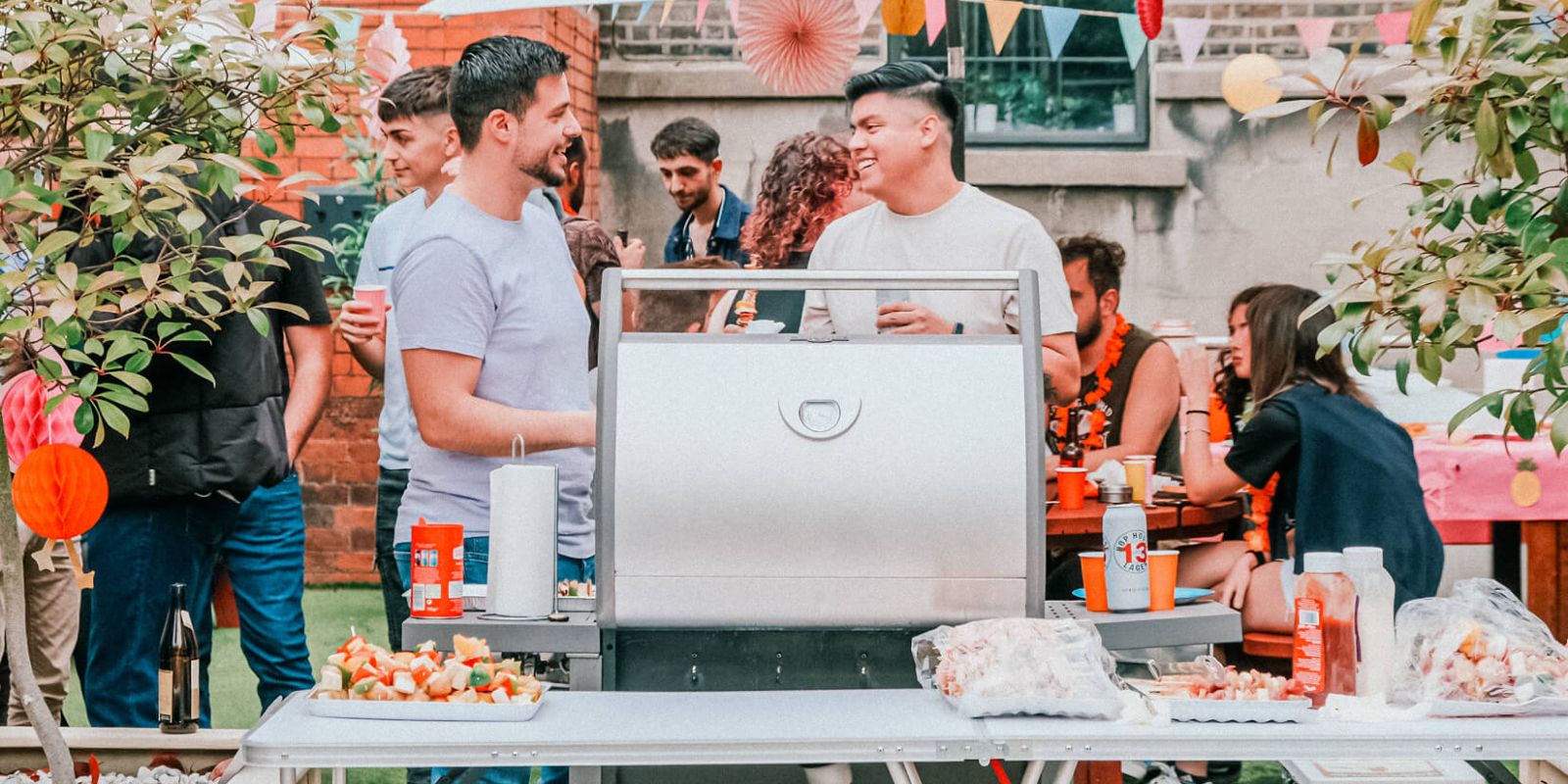 Barbecue facilities at Gardiner House Hostel