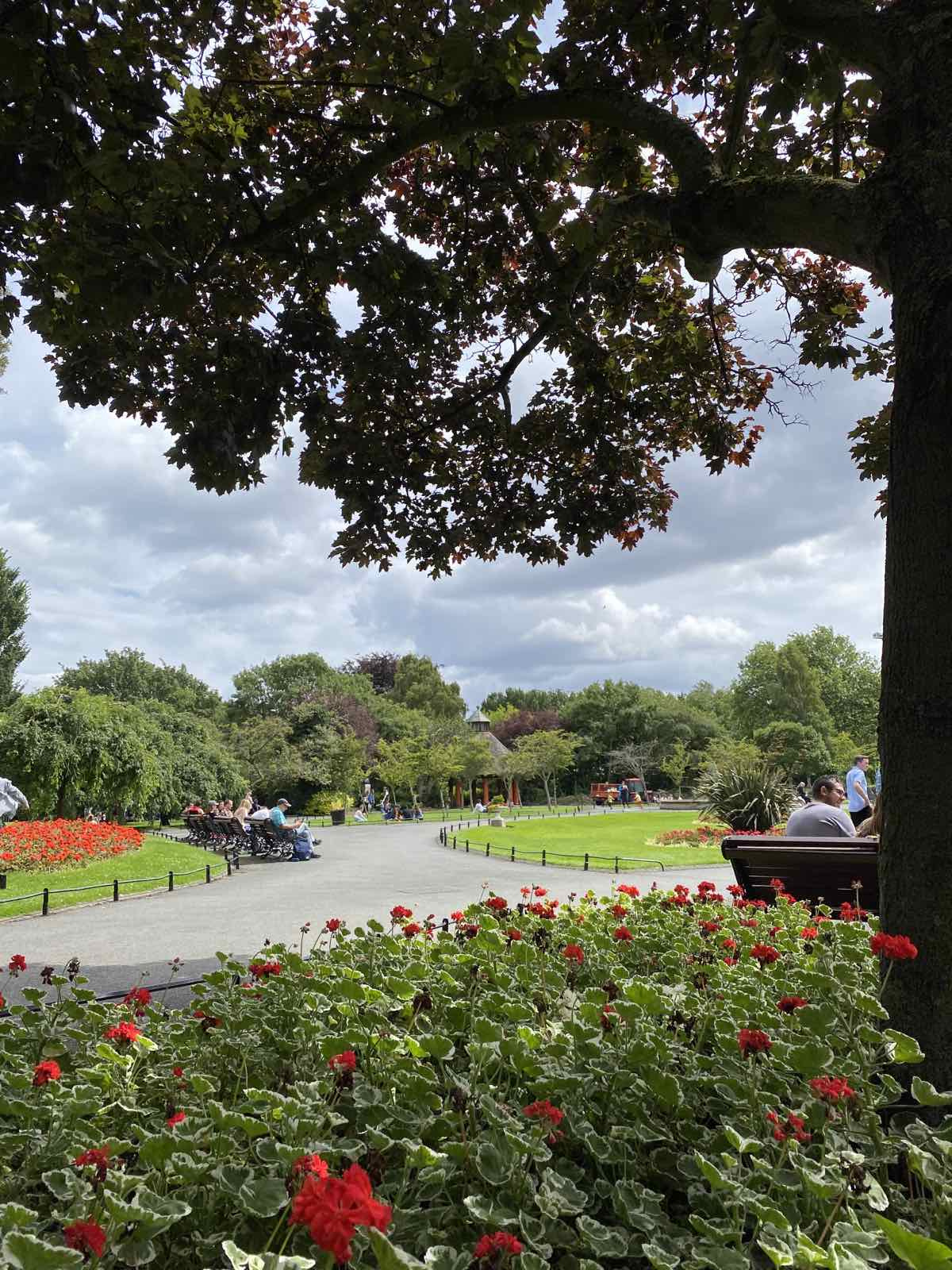 St Stephens Green Park, Dublin, Ireland